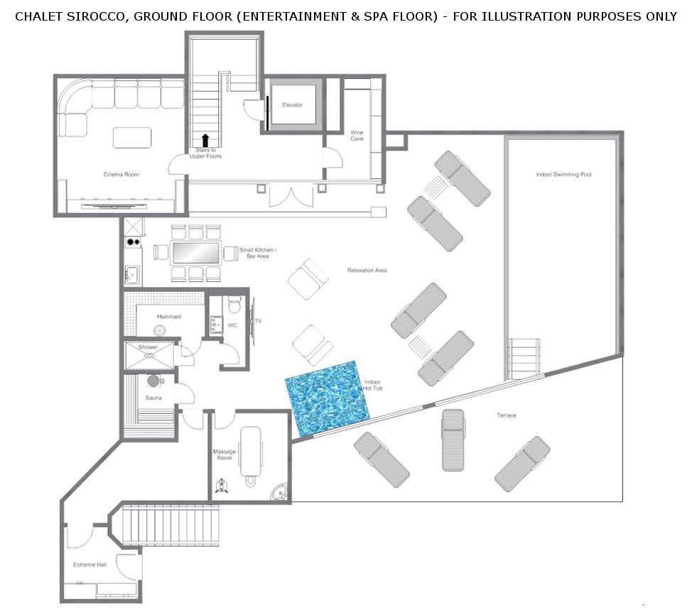 The Alpine Estate Verbier Floor Plan 1